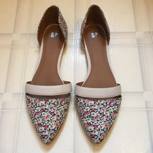 Stylish BP from Nordstrom floral d’orsay flats!